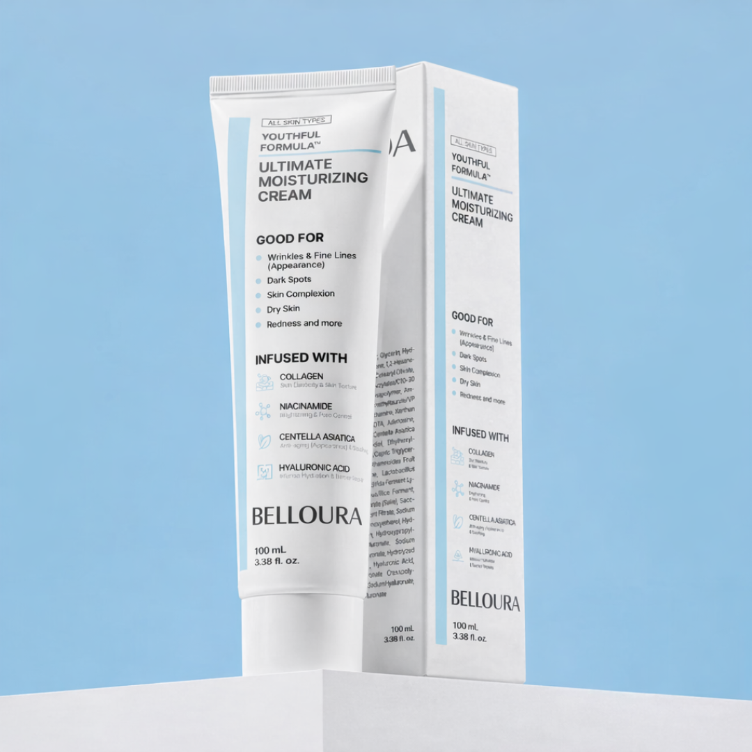 Crème Hydratante Ultime Belloura – Soin Anti-Âge & Hydratation Intense (100ml)