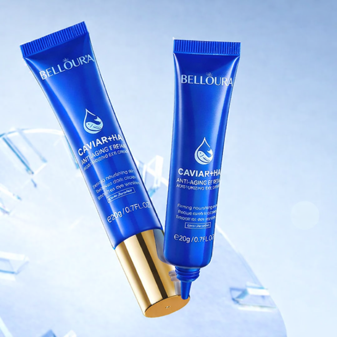 Crème Contour des Yeux Belloura Caviar + Acide Hyaluronique – Anti-Âge & Réduction des Cernes (20g)