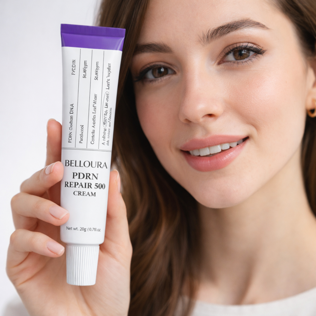 Crème Réparatrice PDRN 500 Belloura – Soin Régénérant & Réparateur (20g)