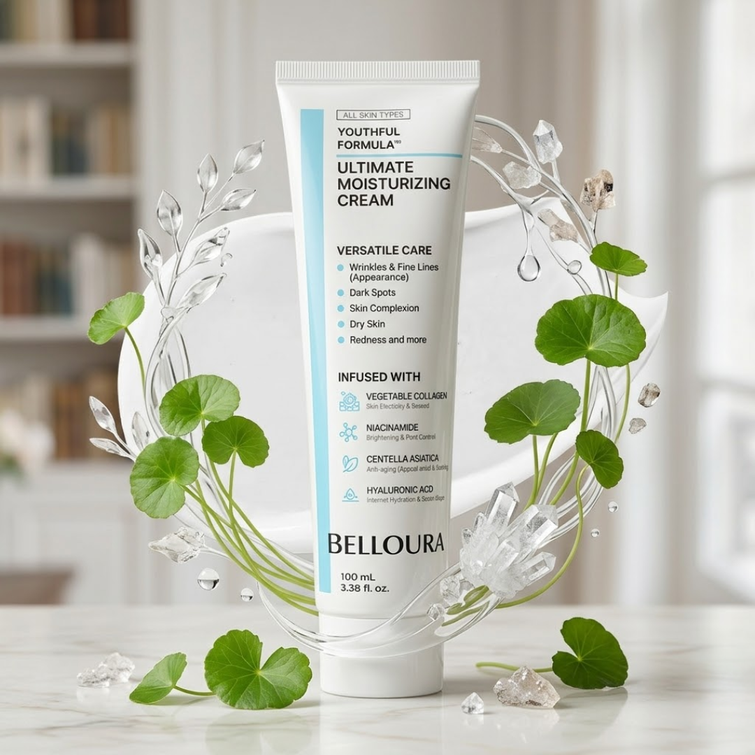 Crème Hydratante Ultime Belloura – Soin Anti-Âge & Hydratation Intense (100ml)