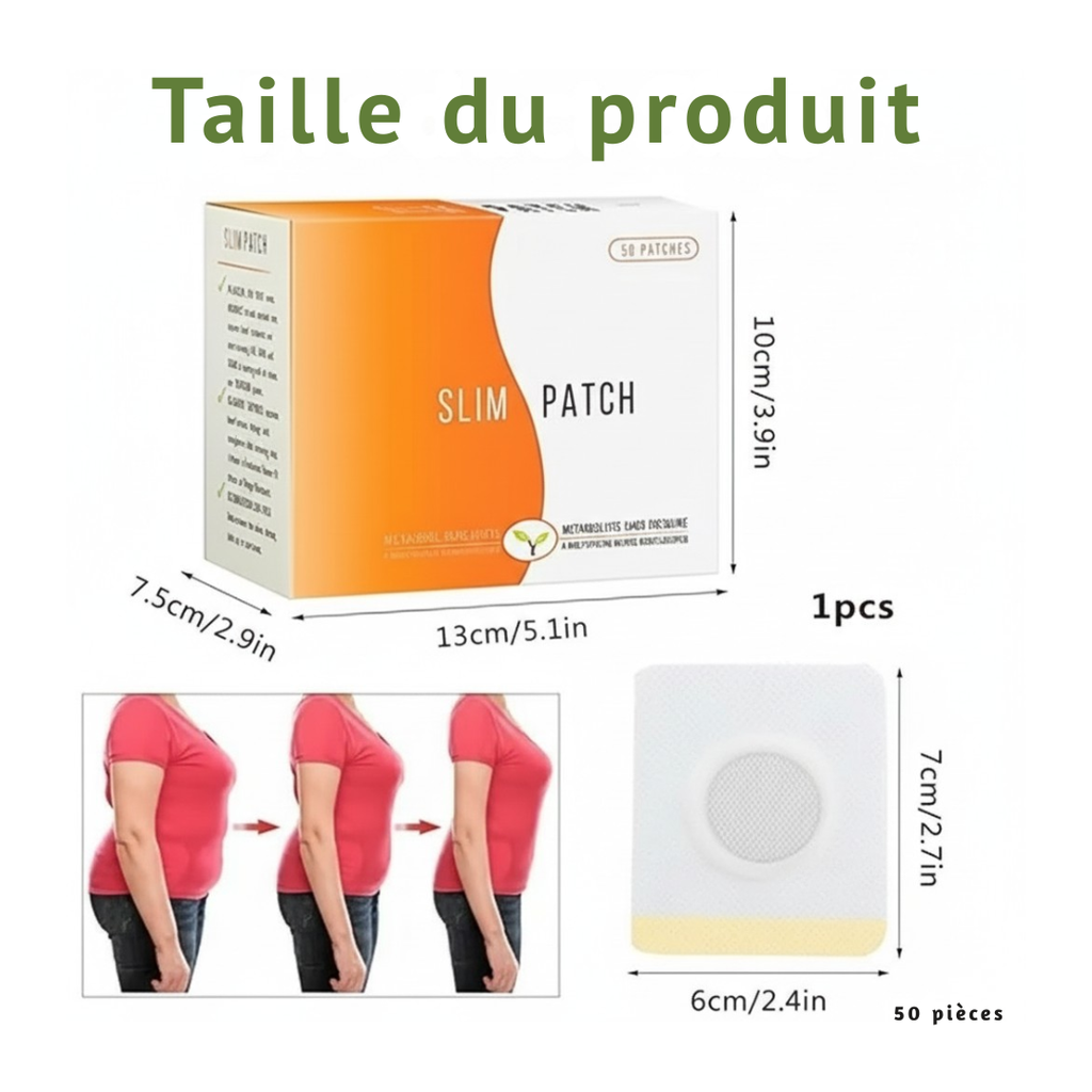 Patch Minceur Belloura – Patch Détox & Perte de Poids (50 Pièces)