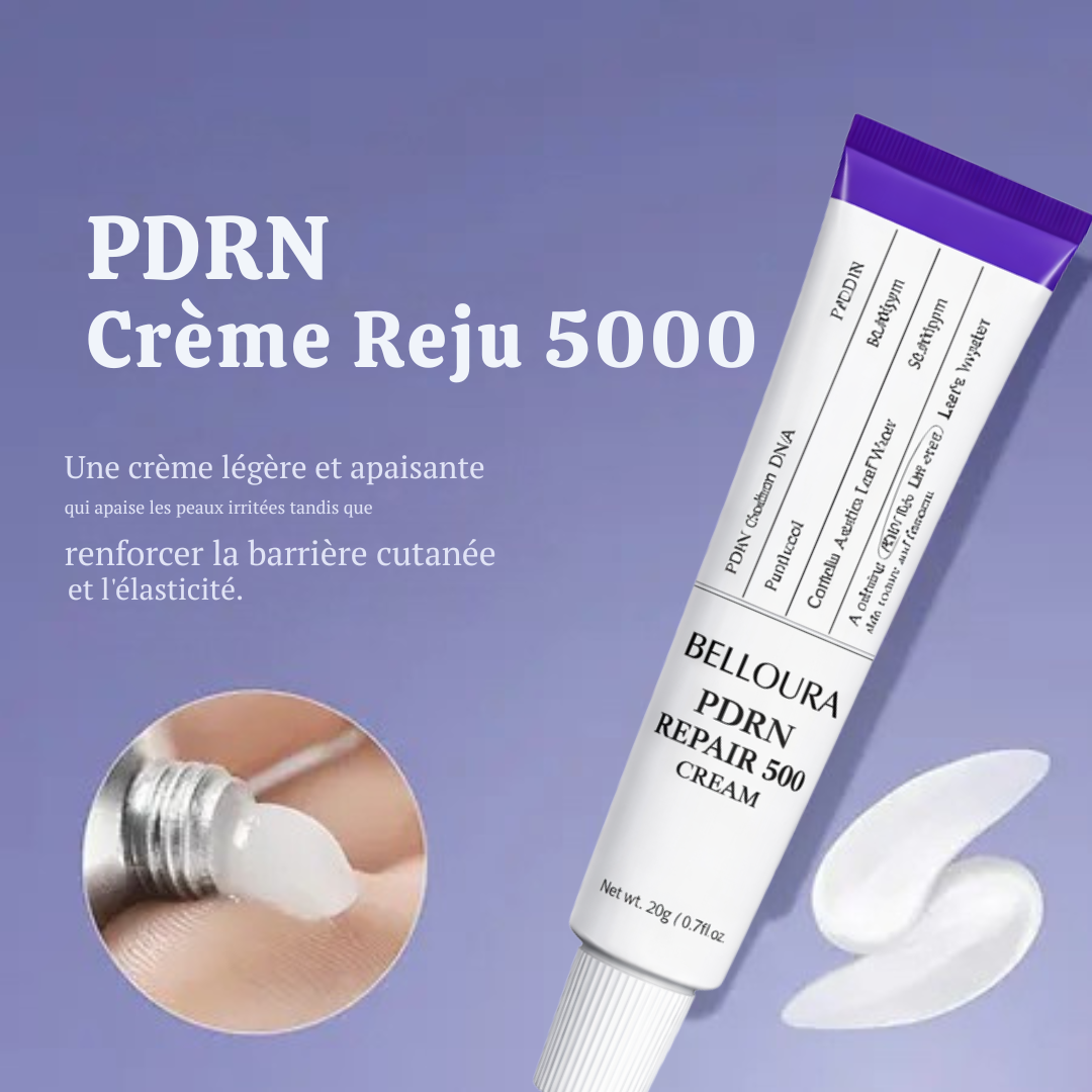 Crème Réparatrice PDRN 500 Belloura – Soin Régénérant & Réparateur (20g)